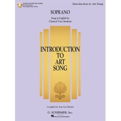 Introduction To Art Song For Soprano (Book/Online Audio)