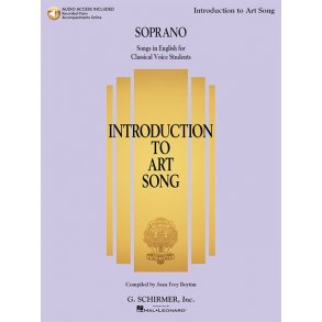 Introduction To Art Song For Soprano (Book/Online Audio)