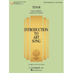 Introduction To Art Song For Tenor (Book/Online Audio)