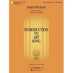 Introduction To Art Song For Baritone/Bass (Book/Online Audio)