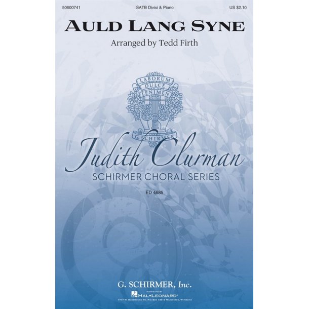 Arr. Tedd Firth: Auld Lang Syne