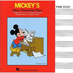 Mickey's Manuscript Paper