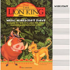 The Lion King Music Manuscript Paper