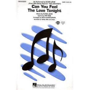 Elton John: Can You Feel The Love Tonight (The Lion King) (SATB)