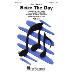 Alan Menken: Seize The Day (SATB/Piano)