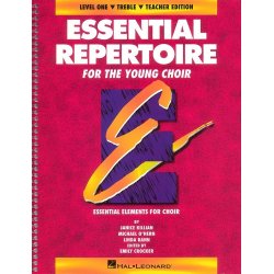 Essential Repertoire For The Young Choir Level 1 - Treble Teacher's Book