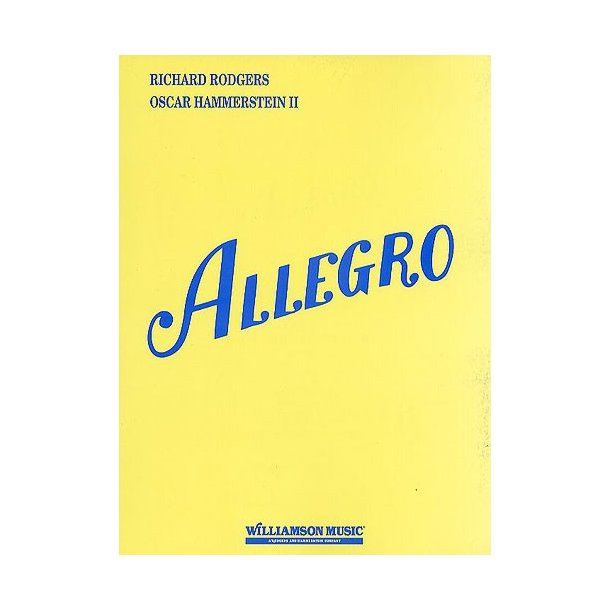 Rodgers &amp; Hammerstein: Allegro (Vocal Score)