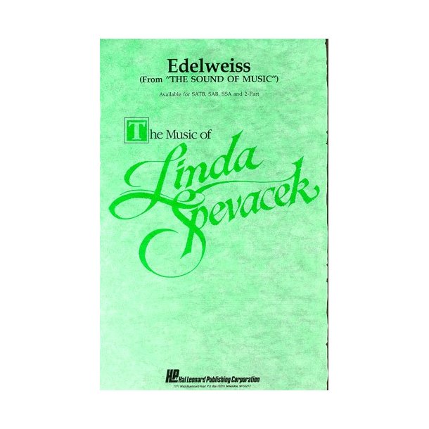 Richard Rodgers: Edelweiss (The Sound Of Music) - arr. Spevacek (SAB)