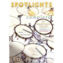 S&ouml;nke Herrmannsen: Spotlights Complete - 44 Drumset Solos