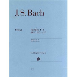 J.S. Bach: Partitas 1-3 BWV 825-827 (Urtext)