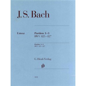 J.S. Bach: Partitas 1-3 BWV 825-827 (Urtext)