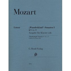 Wolfgang Amadeus Mozart: "Wunderkind" Sonatas Volume 1 K.6-9 - Piano Solo