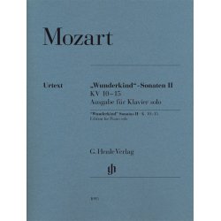 Wolfgang Amadeus Mozart: "Wunderkind" Sonatas Volume II K.10-15 - Piano Solo