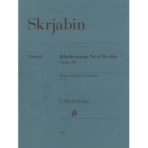 Alexander Skrjabin: Piano Sonata No. 4 In F Sharp Op. 30