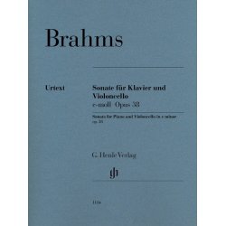 Johannes Brahms: Sonata In E Minor Op. 38