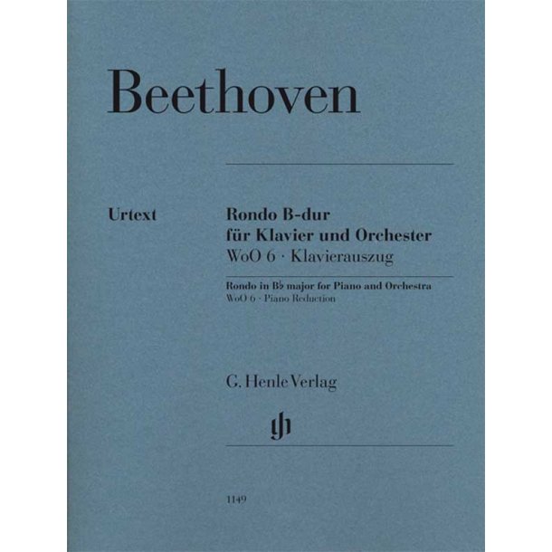 Ludwig Van Beethoven: Rondo In B Flat WoO 6 - Piano Reduction