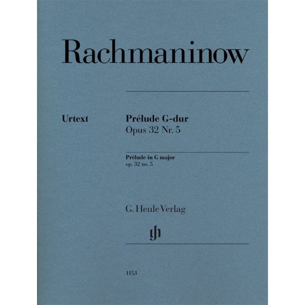 Sergei Rachmaninoff: Prelude In G Op.32 No.5