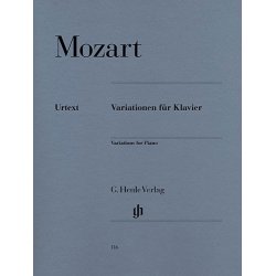Wolfgang Amadeus Mozart: Piano Variations