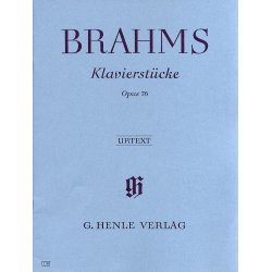 Johannes Brahms: Eight Piano Pieces Op.76 (Urtext Edition)