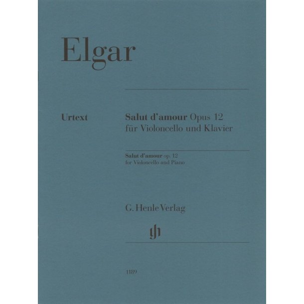 Edward Elgar: Salut d'Amour Op. 12 For Violoncello And Piano