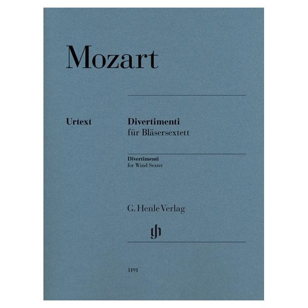 Mozart Divertimenti Wind Sextet Bk