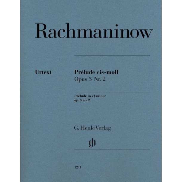 Sergei Rachmaninow: Pr&eacute;lude C Sharp Minor Op.3 No.2