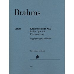 Johannes Brahms: Klavierkonzert Number 2 B Dur Op.83 - Klavierauszug
