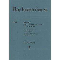 Sergei Rachmaninoff: Vocalise Op.34 No.14 For Voice And Piano