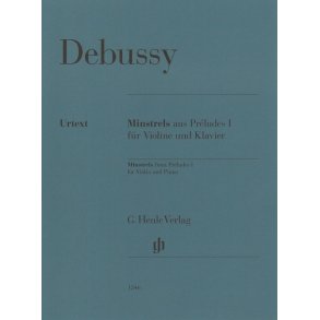 Claude Debussy: Minstrels From Préludes I For Violin And Piano