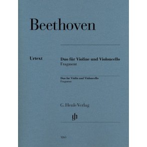 Ludwig Van Beethoven: Duo For Violin And Violoncello (Fragment)