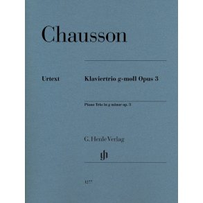 Ernest Chausson: Piano Trio In G Minor Op. 3