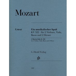 Wolfgang Amadeus Mozart: A Musical Joke K. 522 (Parts)