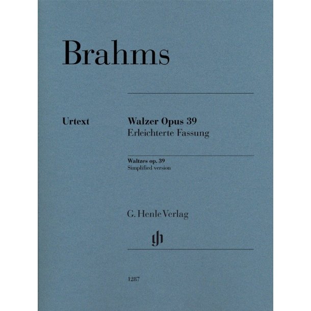 Johannes Brahms: Waltzes Op. 39 - Easy Arrangement