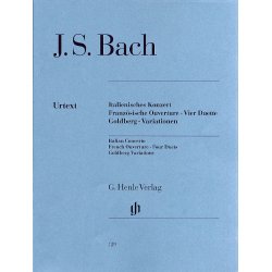 J.S. Bach:  Italian Concerto,  French Ouverture, Four Duets, Goldberg Variations (Urtext)