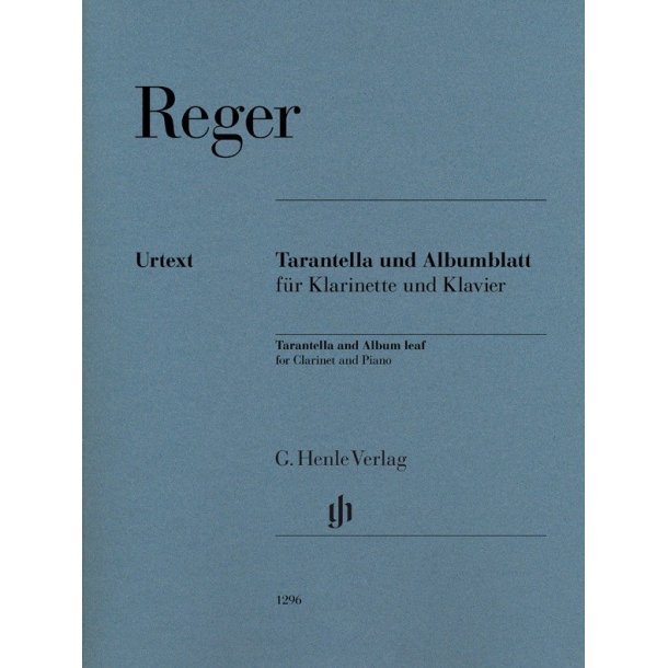 Max Reger: Tarantella And Album Leaf