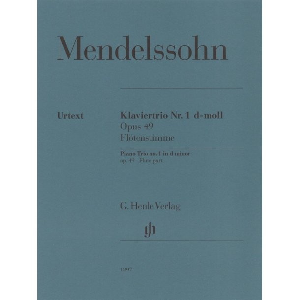 Felix Mendelssohn Bartholdy: Piano Trio Op. 49 (Additional Flute Part)