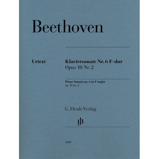 Ludwig Van Beethoven: Piano Sonata No. 6 F Major Op. 10 No. 2
