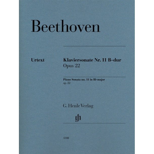 Ludwig Van Beethoven: Piano Sonata No. 11 In B Flat Op. 22