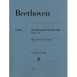 Ludwig Van Beethoven: Piano Sonata No. 22 In F Op. 54