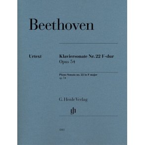Ludwig Van Beethoven: Piano Sonata No. 22 In F Op. 54