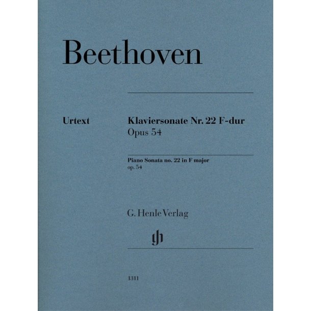 Ludwig Van Beethoven: Piano Sonata No. 22 In F Op. 54