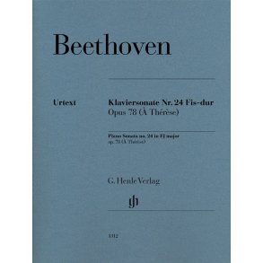 Ludwig Van Beethoven: Piano Sonata No. 24 In F Sharp Op. 78 (À Thérèse)