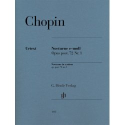 Fr&eacute;d&eacute;ric Chopin: Nocturne In E Minor Op. Post. 72 No. 1