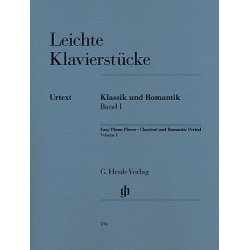 Easy Piano Music: Classical and Romantical Eras - Volume 1