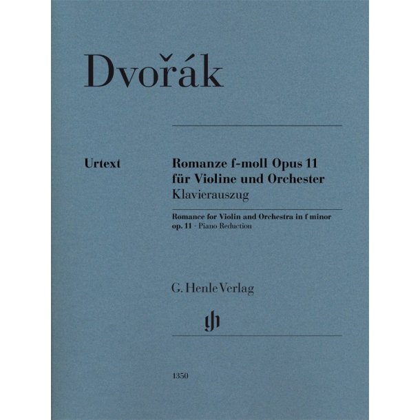 Anton&iacute;n Dvor&aacute;k: Romance In F Minor Op.11