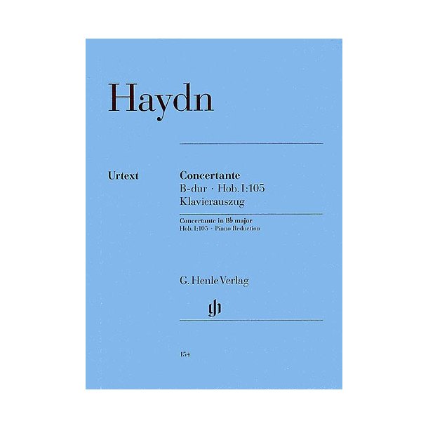 Joseph Haydn: Concertante In B Flat Hob.I:105 (Henle Urtext Edition) - Piano Reduction