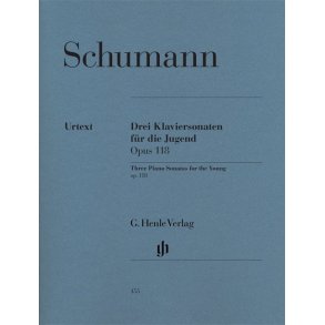 Robert Schumann: Three Piano Sonatas For The Young Op.118 - Urtext