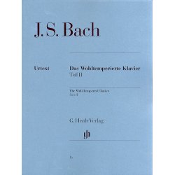 J.S. Bach: The Well-Tempered Clavier Part II BWV 870-893 (Henle Urtext Edition)