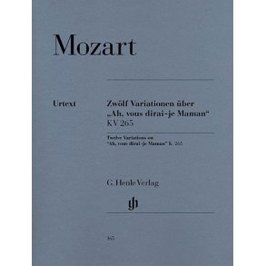W.A. Mozart: 12 Variations On 'Ah, Vous Dirai-je Maman' K.265