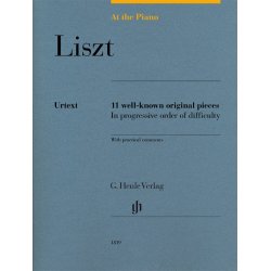At The Piano - Liszt 11 Well-Known Original Pieces